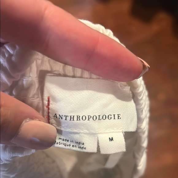 Anthropologie White Sleeveless Bustier Crop Top - Picture 5 of 5